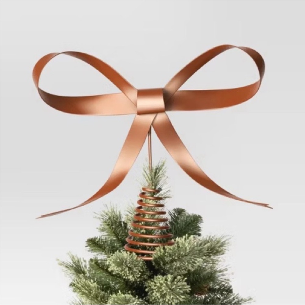 Wondershop Copper Tree Topper Bow